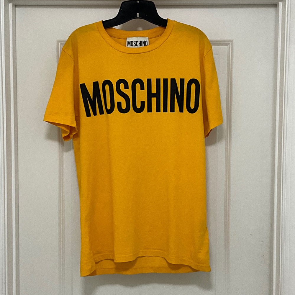 Moschino Bold Yellow Short Sleeve Tee